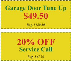 Garage Door Repair Specials - Dallas
